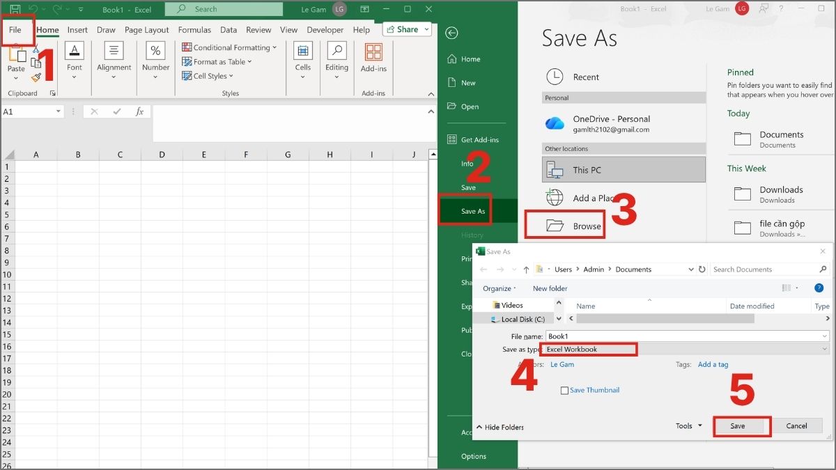 Hướng dẫn mở file XLSB bằng Google Sheet