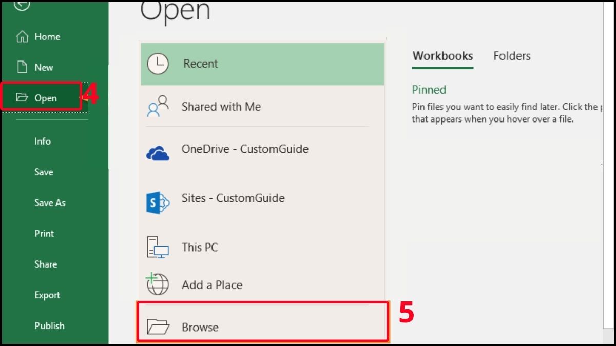 Cách mở file XLSM bằng Excel trên Windows