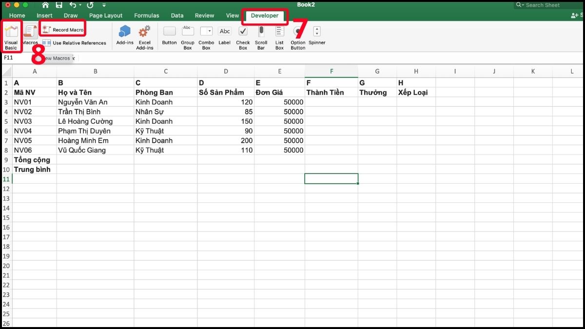 Cách tạo và lưu file XLSM mới