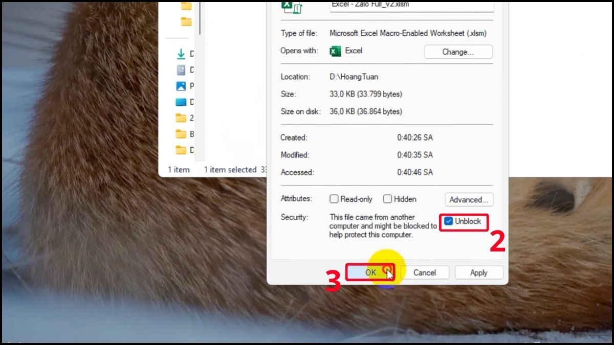 Hướng dẫn cách sửa lỗi không chạy được Macro trong file XLSM