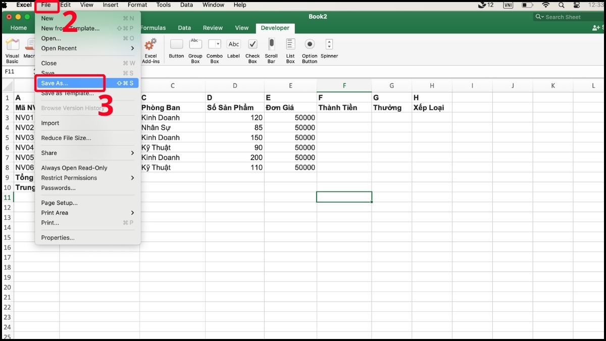 Cách chuyển đổi file XLSM sang XLSX và định dạng khác