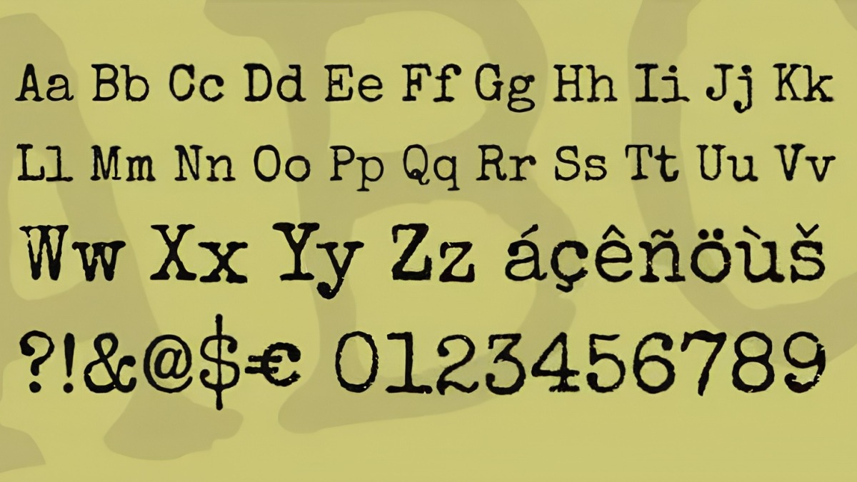 Các font chữ cổ điển, vintage