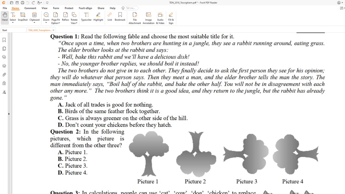 Cách sử dụng Highlight trong Foxit Reader