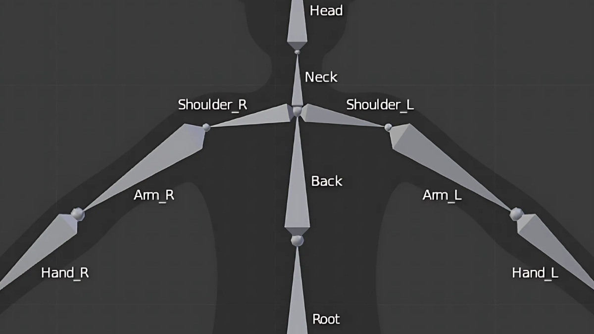 Armature (Bộ xương) trong Blender