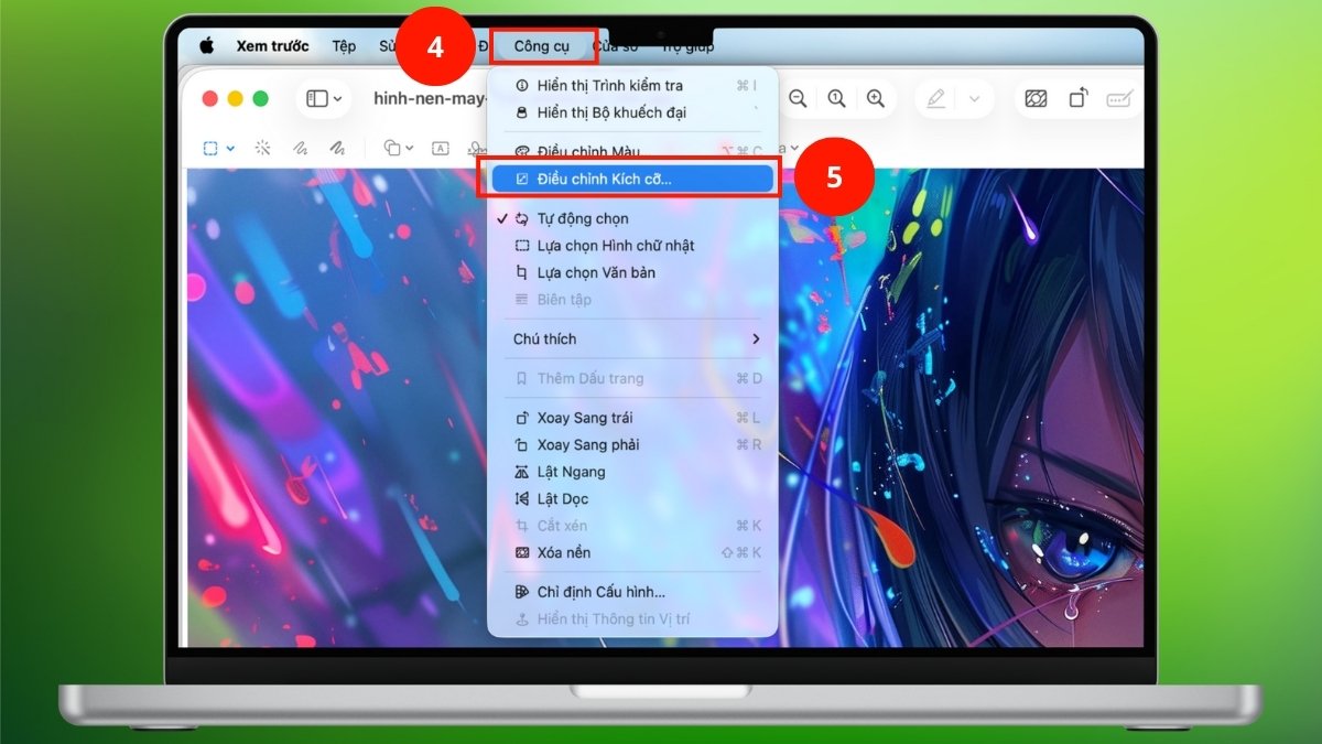 Resize ảnh trước khi chèn vào Excel
