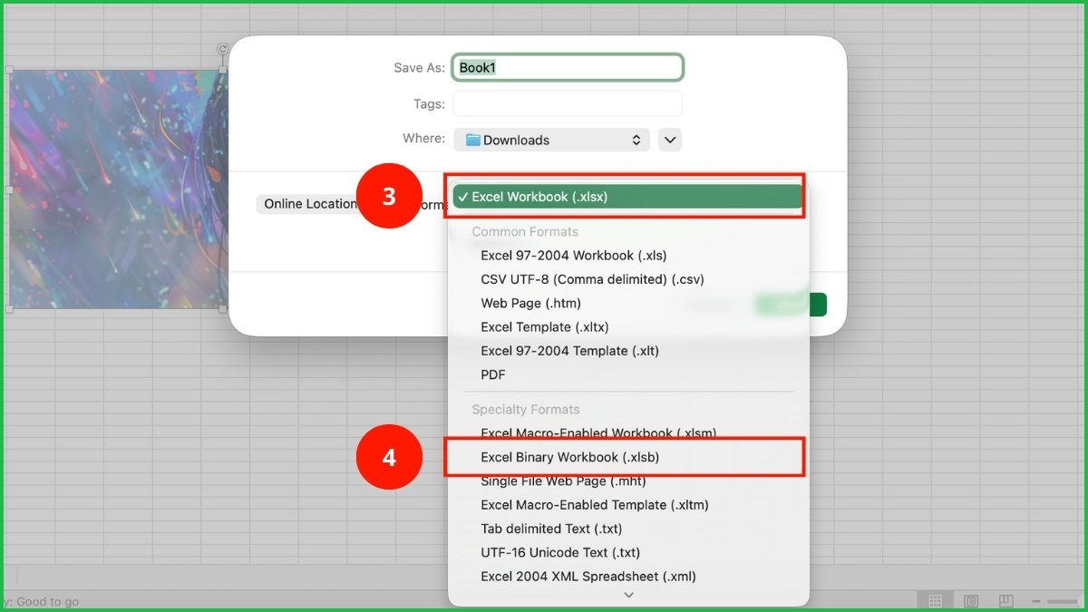 Lưu file Excel sang định dạng .XLSB