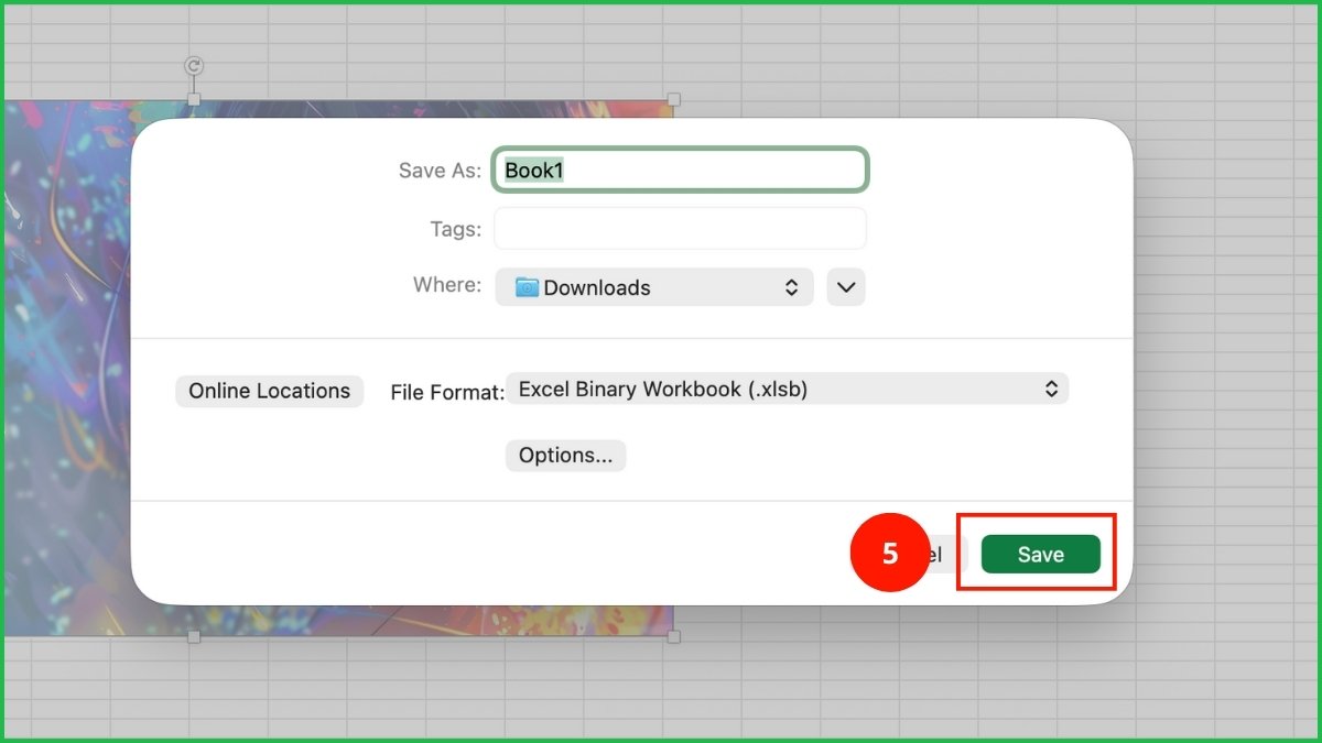 Lưu file Excel sang định dạng .XLSB