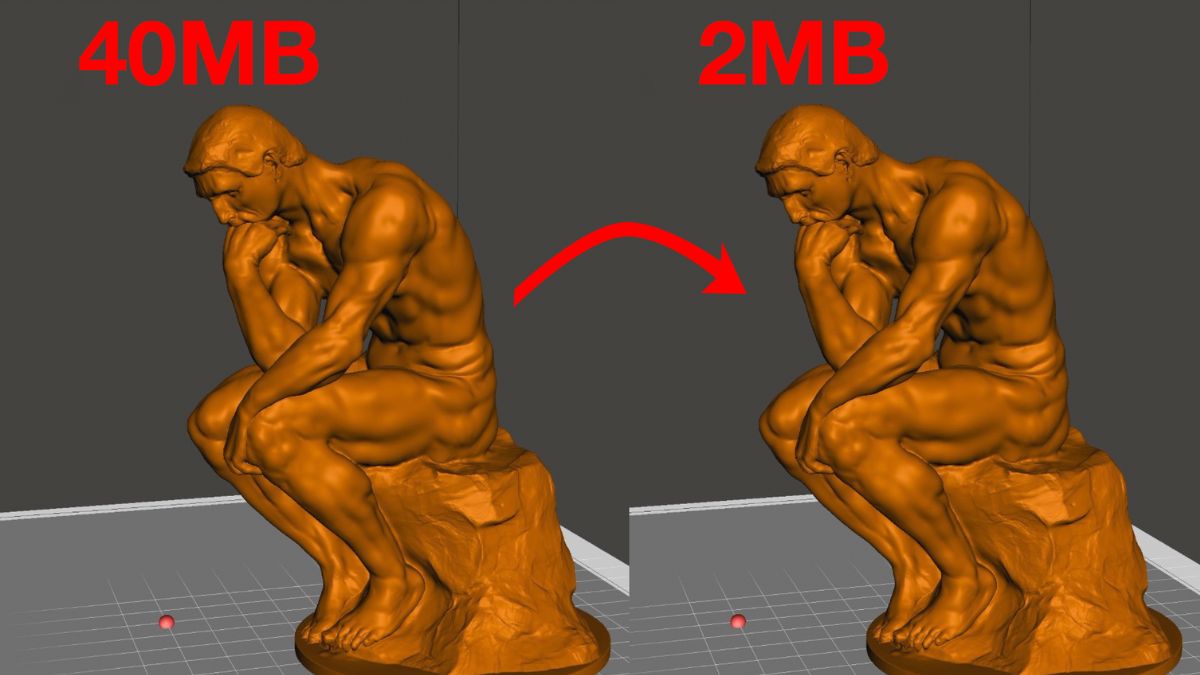Giảm lưới giúp giảm dung lượng của file