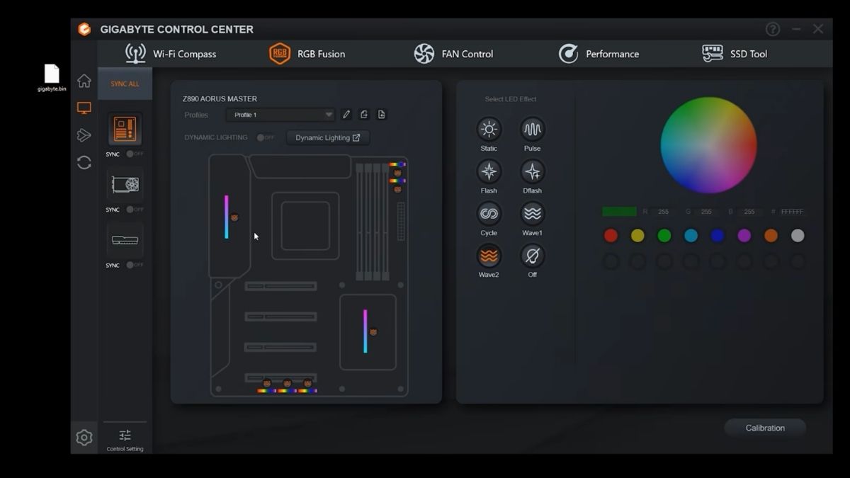 Gigabyte Control Center