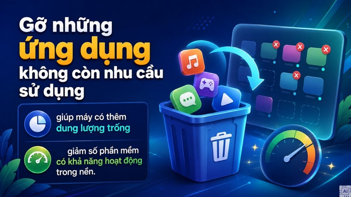Lý do cần gỡ ứng dụng trên máy tính