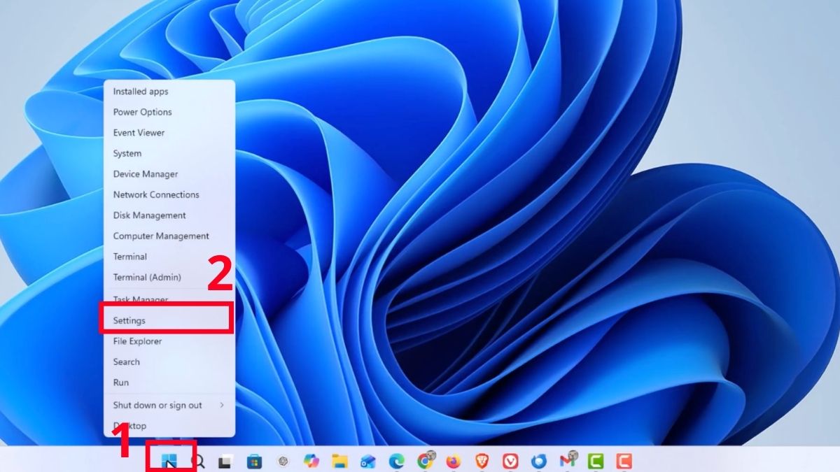 Các bước gỡ ứng dụng qua Settings trên máy tính Windows