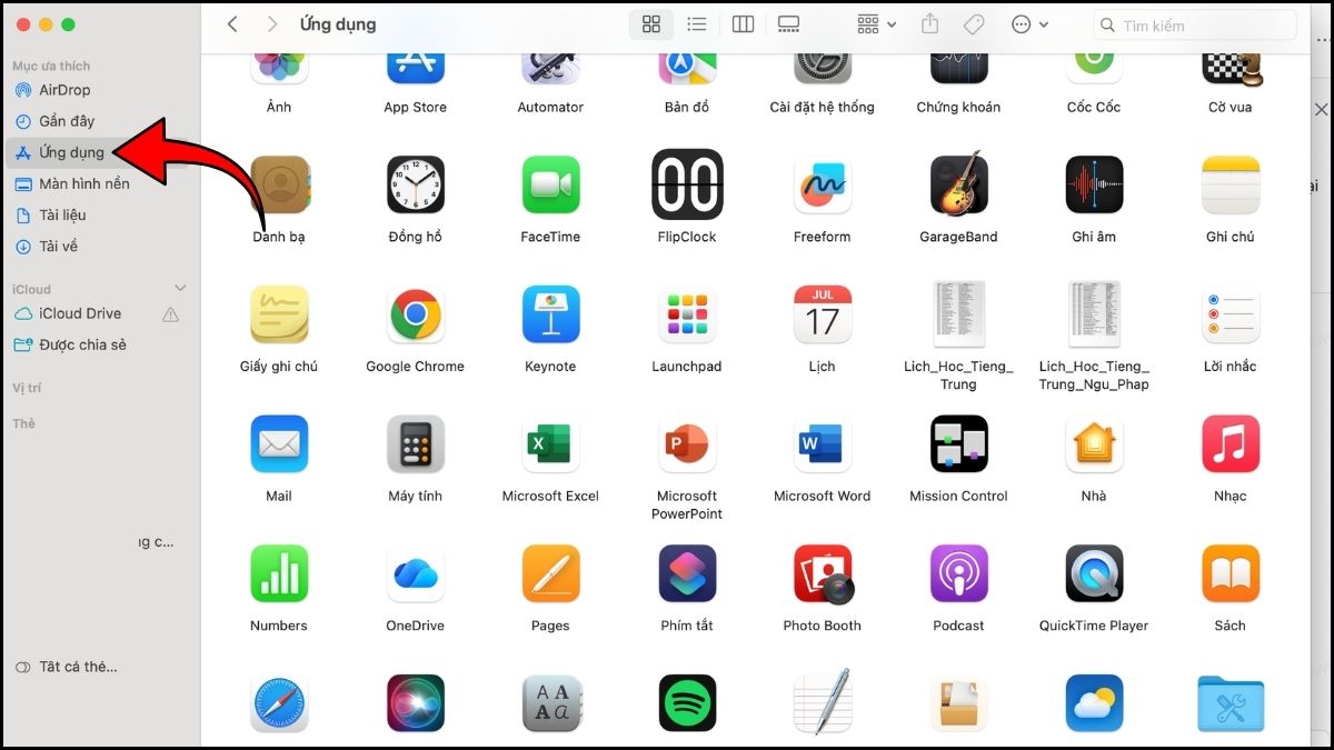 Gỡ ứng dụng trên máy tính macOS bằng Finder