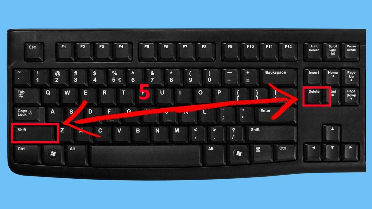 Xóa file tạm bằng lệnh Run