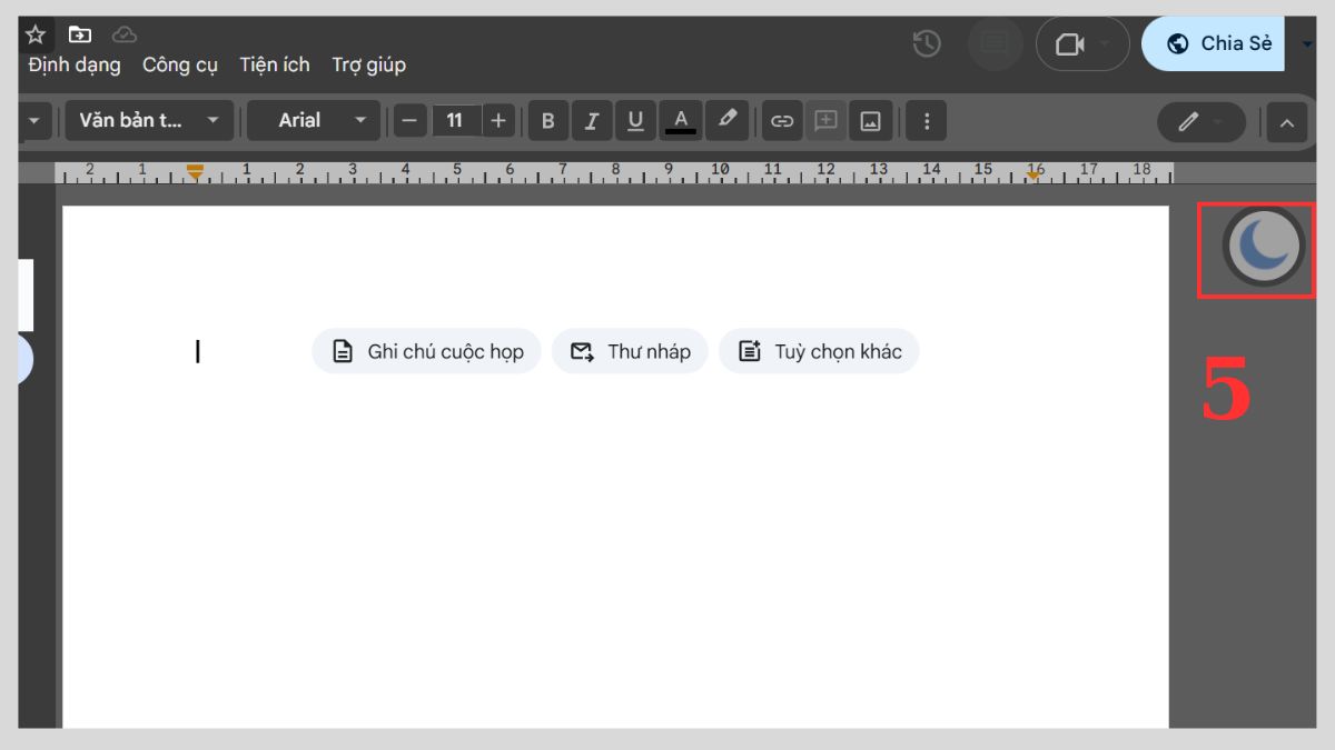 Cách cài Google Docs Dark Mode trên máy tính/laptop