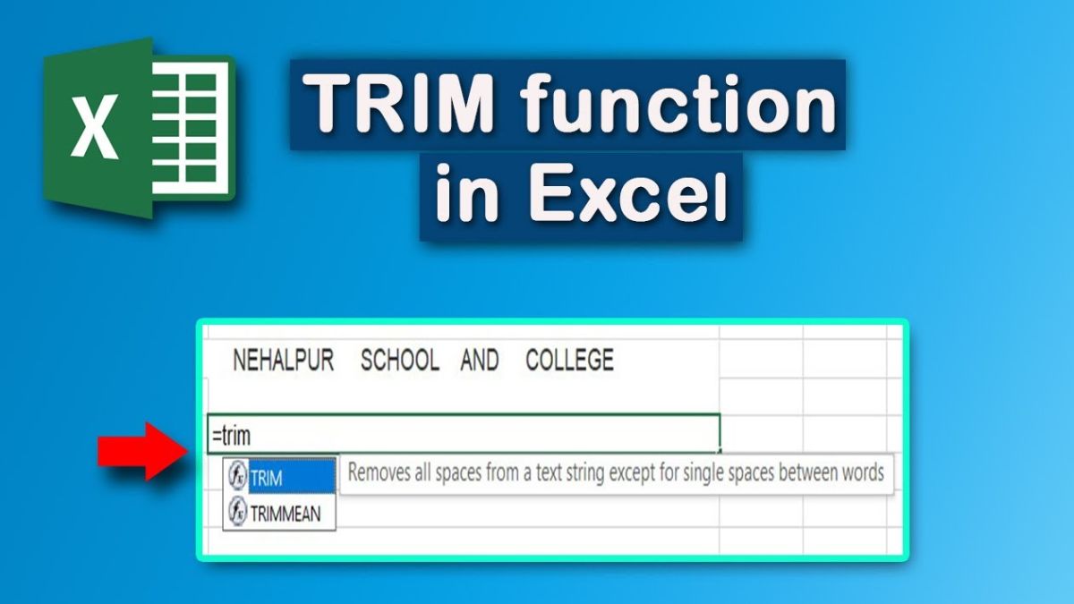 Phân biệt hàm TRIM và các phương pháp khác