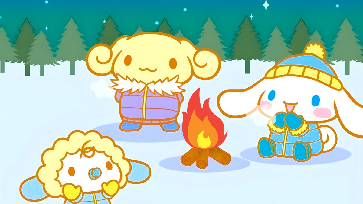 Ảnh nền máy tính Cinnamoroll cùng bạn bè