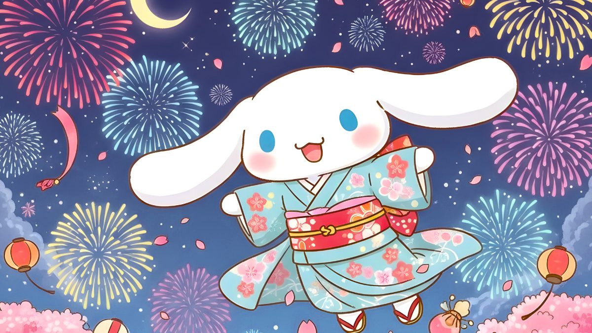 Hình nền Cinnamoroll ngày Tết