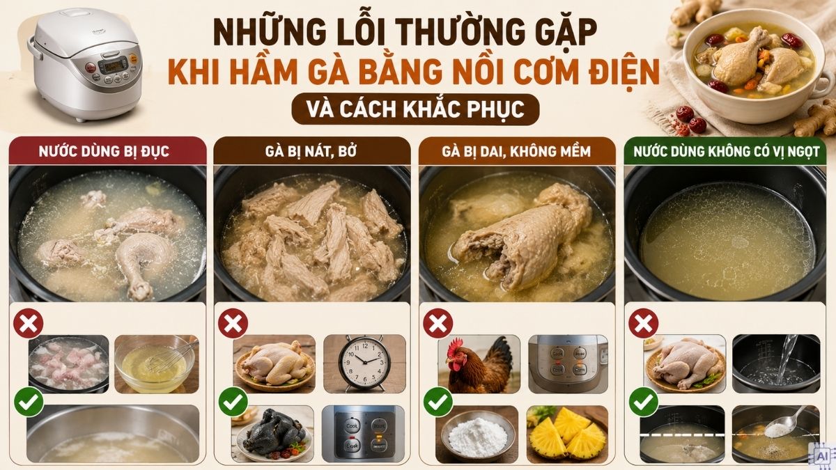 Nước dùng không có vị ngọt