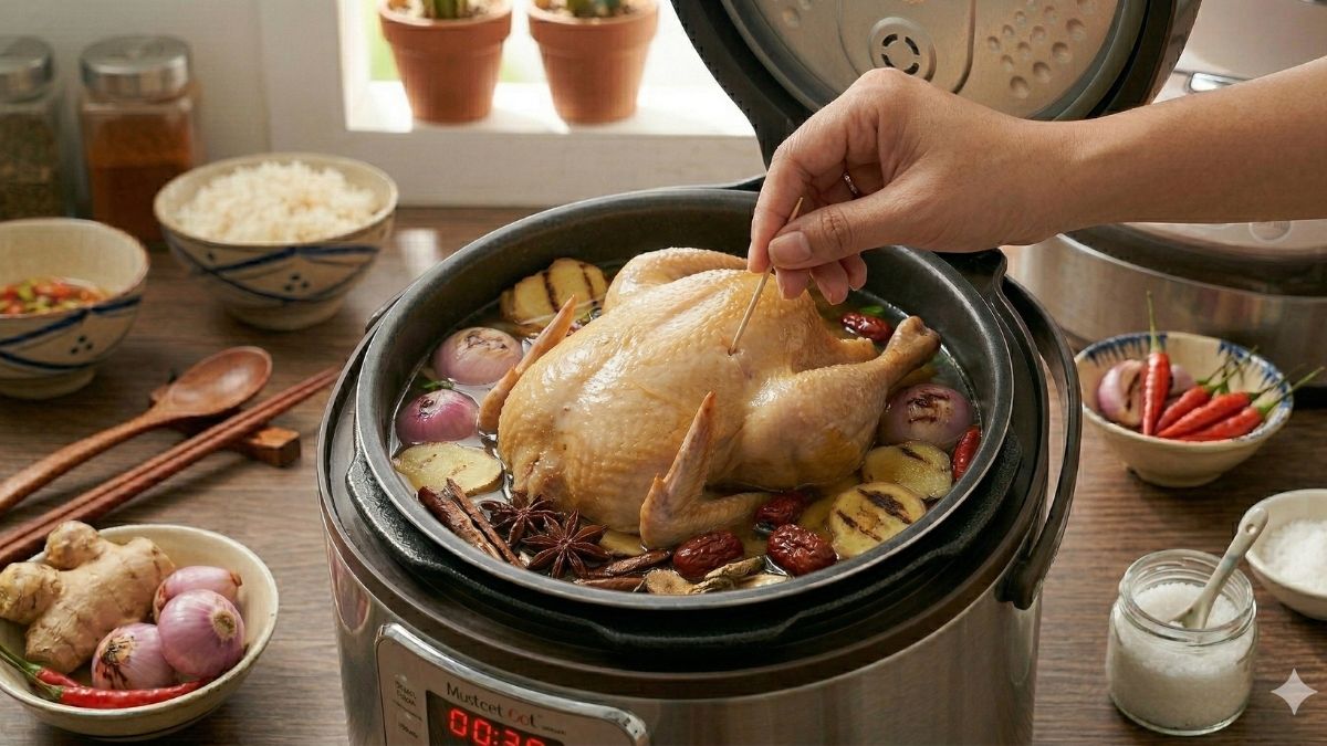 Kiểm tra và hoàn thiện món ăn