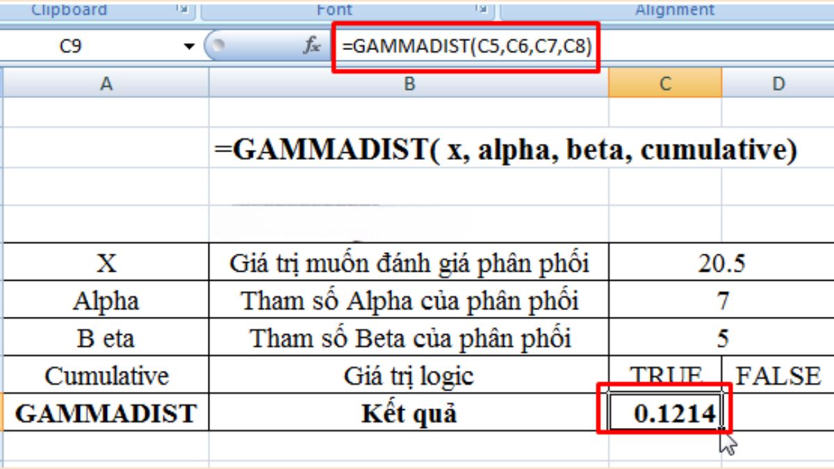 Cách sử dụng hàm GAMMA trong Excel hiệu quả