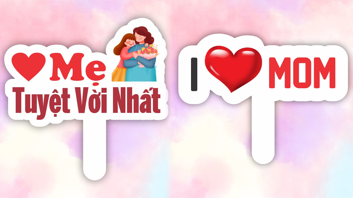 Mẫu hashtag 20/10 dành cho mẹ