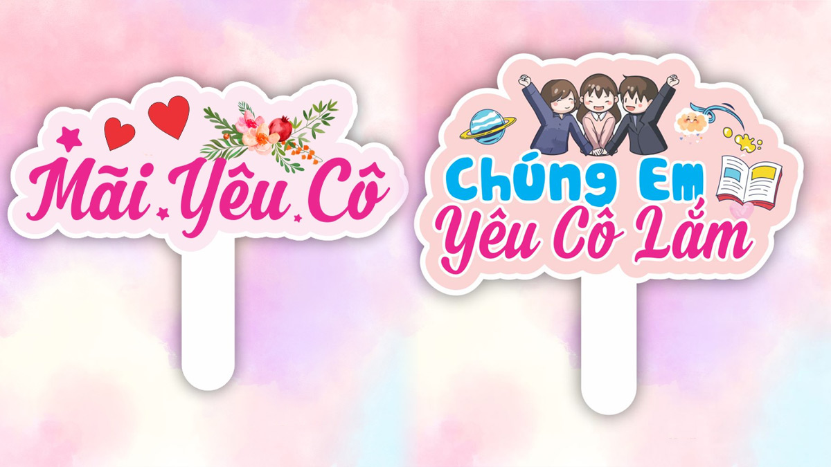 Mẫu hashtag dành cho cô giáo nhân ngày 20/10