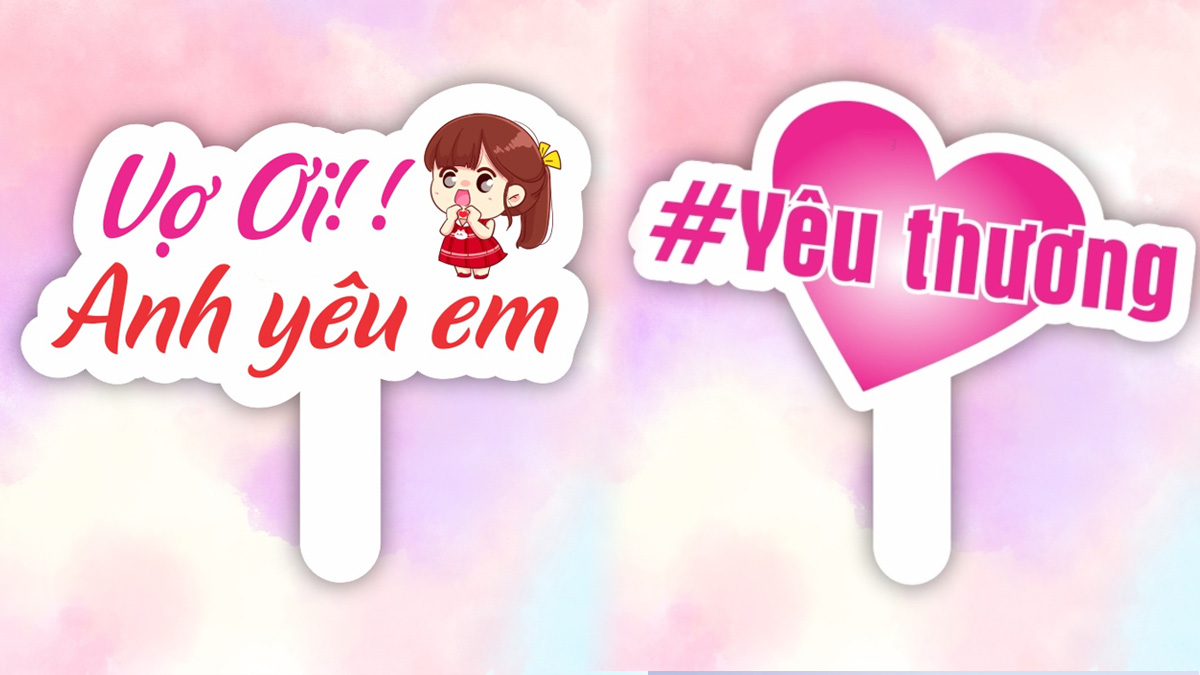 Mẫu hashtag ngày 20/10 để vợ và bạn gái chụp ảnh