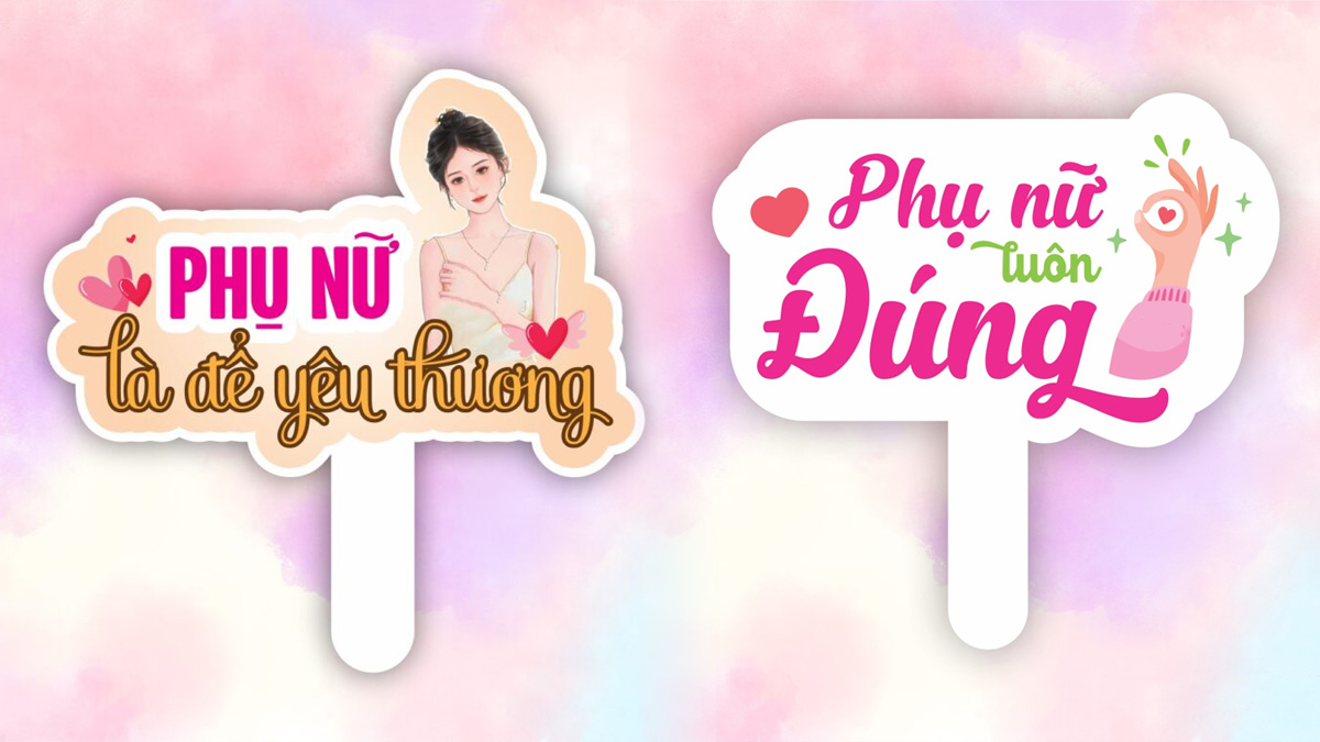 Mẫu hashtag ngày 20/10 để vợ và bạn gái chụp ảnh
