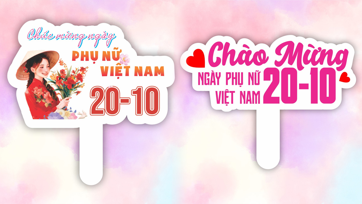 Hashtag 20/10 cho công ty, tập thể