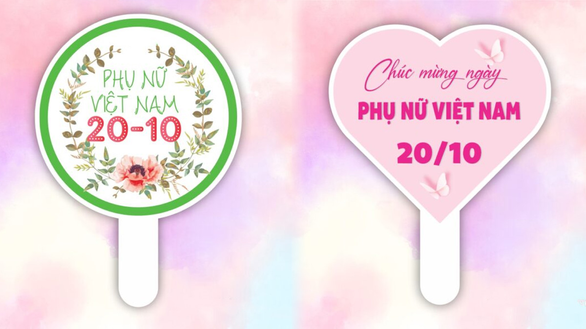 Hashtag 20/10 cho công ty, tập thể