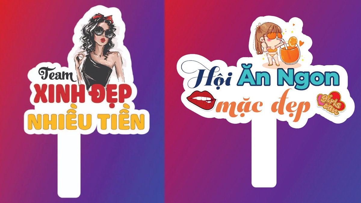 Hashtag cầm tay 20/10 hài hước