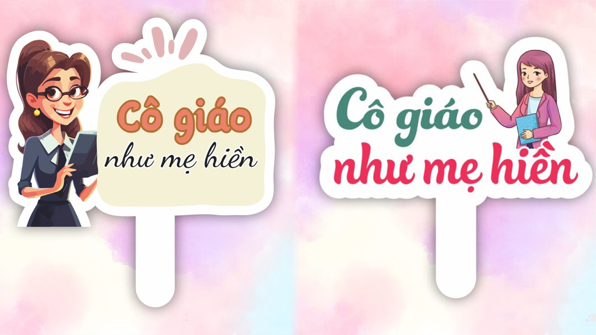 Mẫu hashtag dành cho cô giáo nhân ngày 20/10