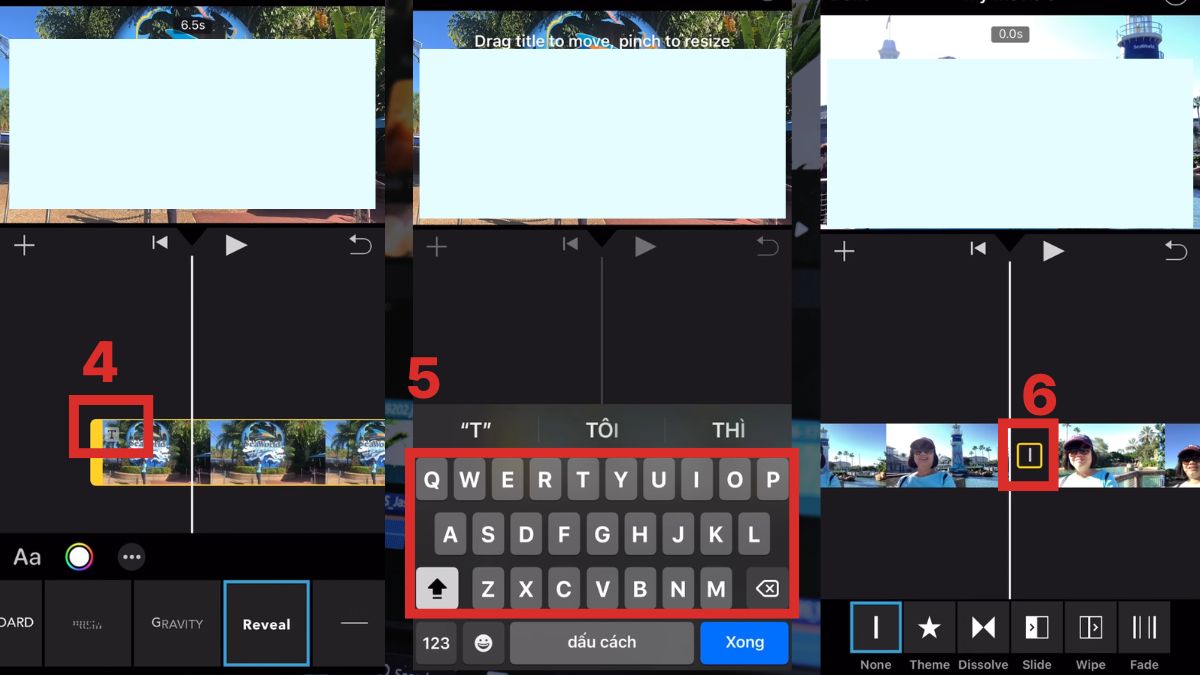 Các bước cơ bản khi chỉnh sửa video trên iMovie bằng iPhone/iPad