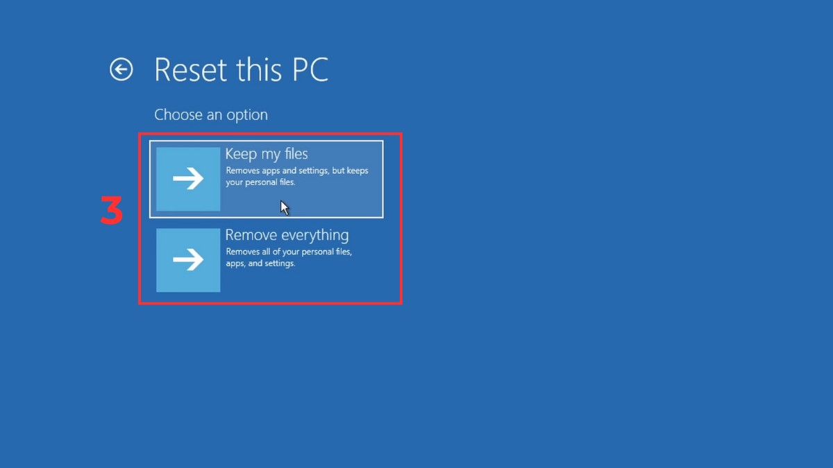 Reset hoặc cài lại Windows (trường hợp nặng)