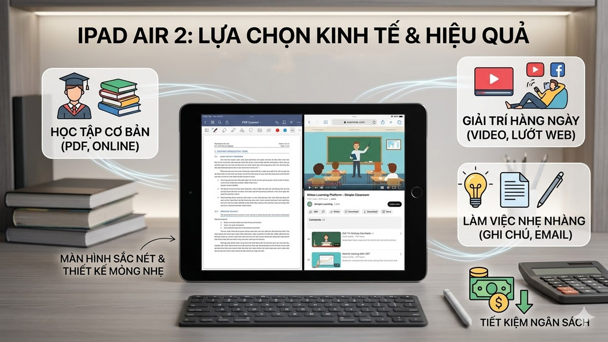 iPad Air 2 phù hợp với những ai?