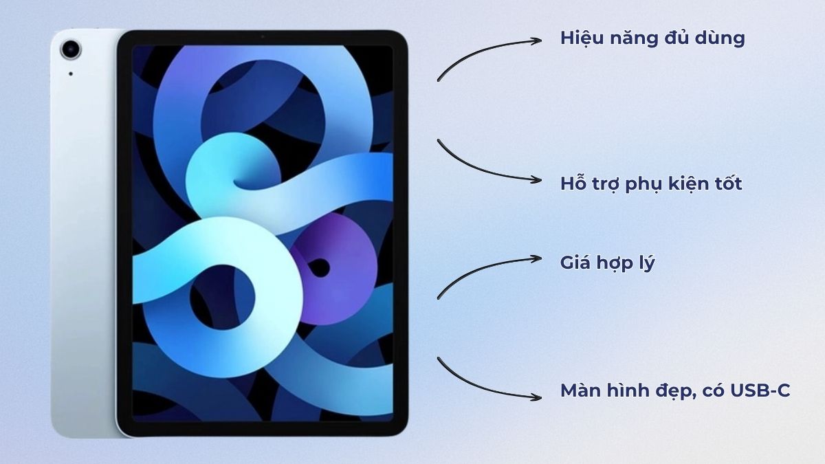 Ưu điểm nổi bật của iPad Air 4
