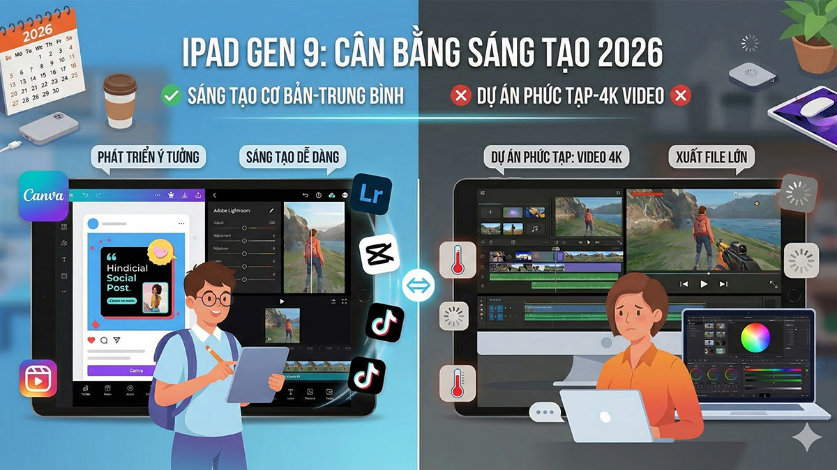 Hiệu suất chỉnh sửa ảnh/video