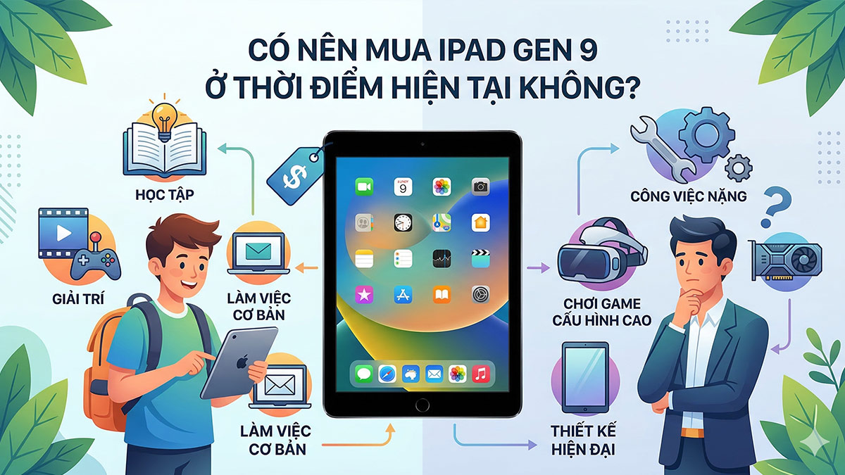 Có nên mua iPad Gen 9 ở thời điểm hiện tại không?