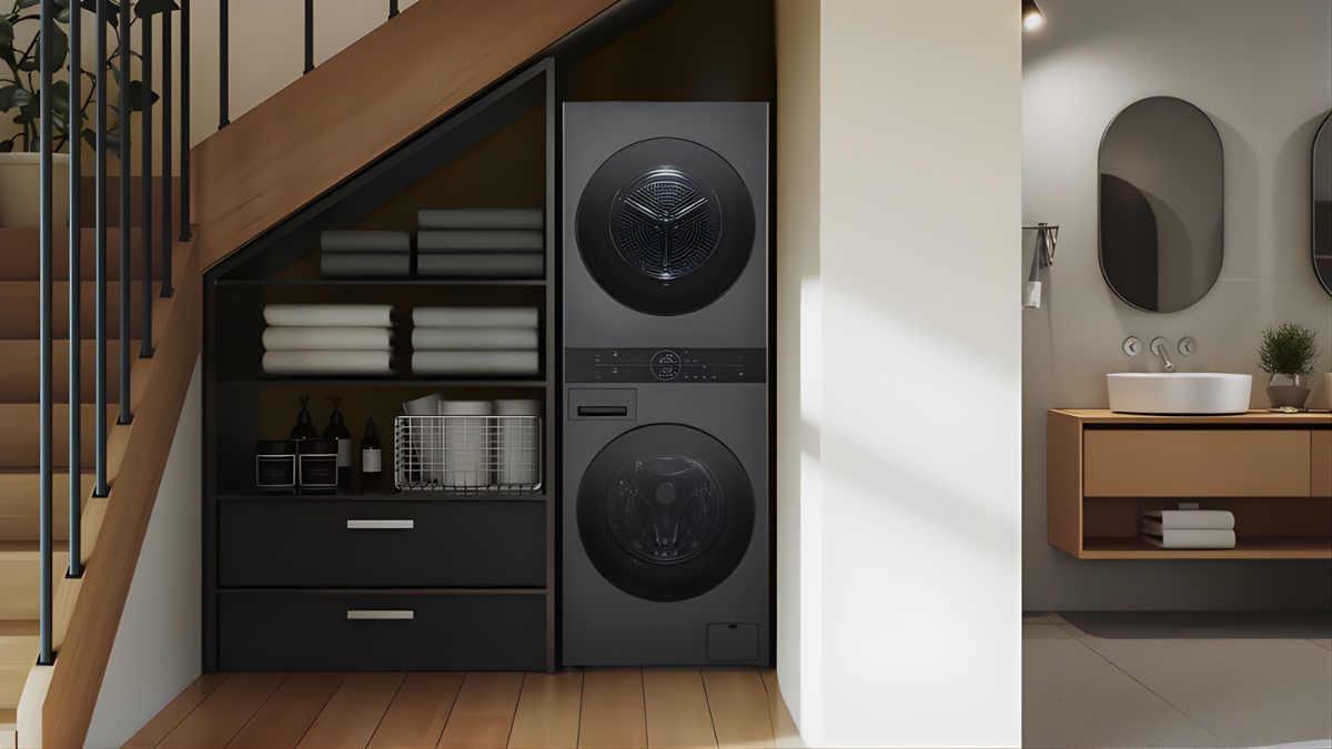 Máy giặt sấy chồng tầng