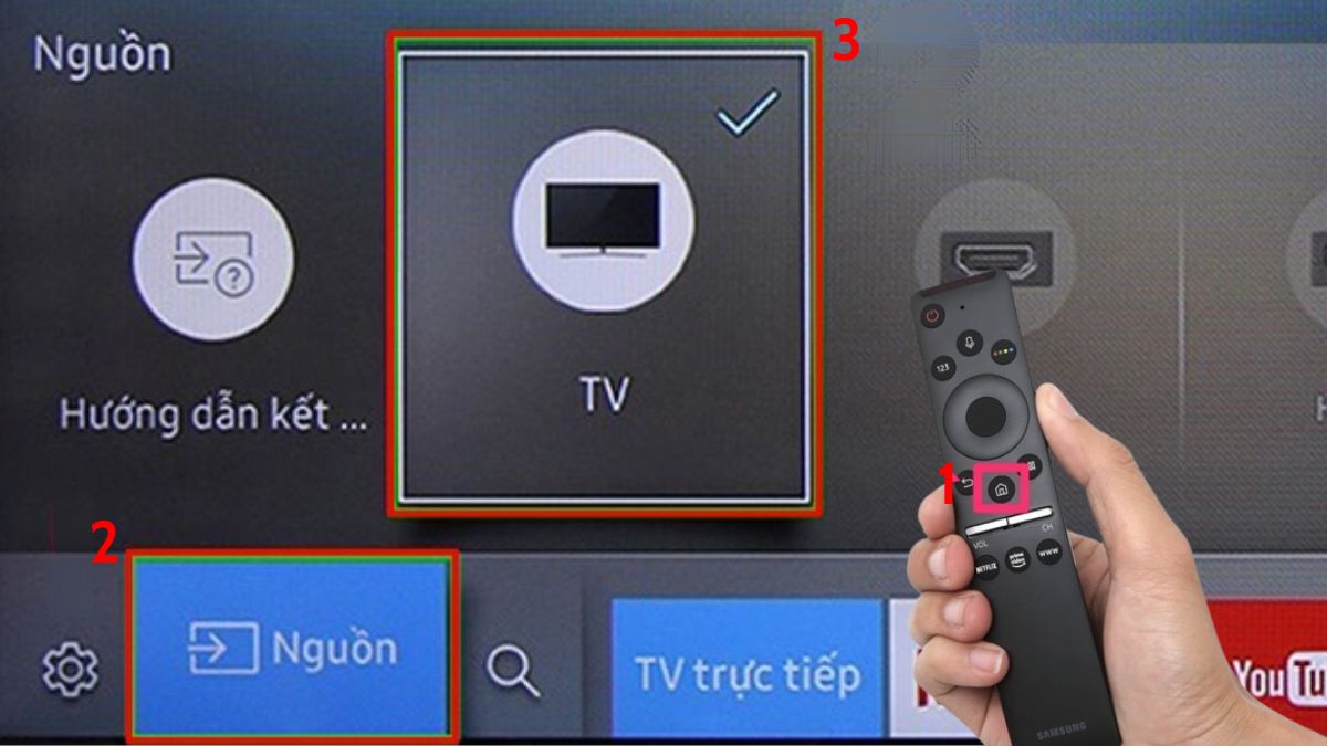 Cách dò kênh sau khi kết nối