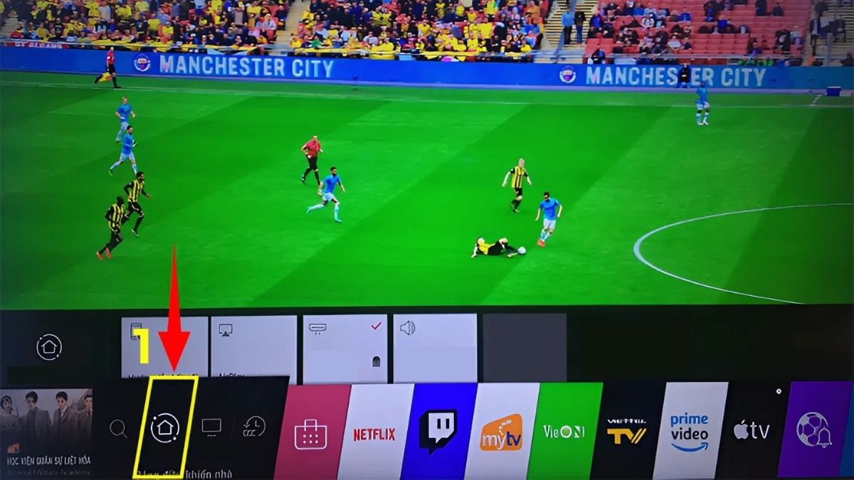 Kết nối điện thoại iPhone với tivi LG thông qua AirPlay