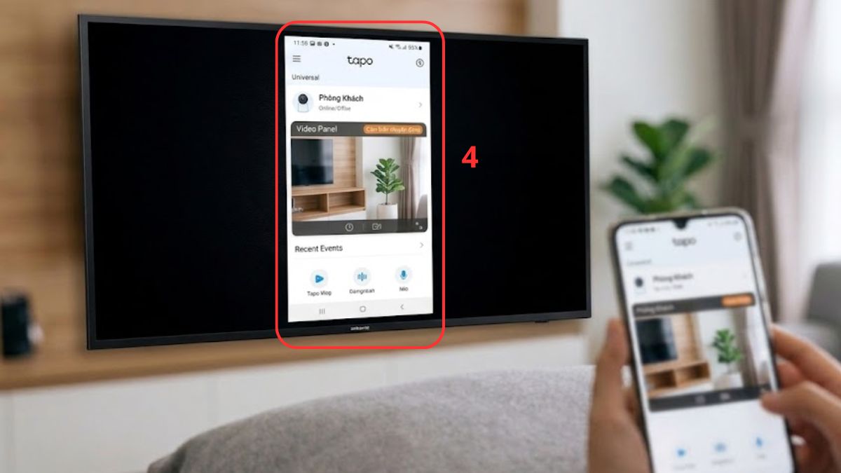 Cách kết nối camera WIFI với tivi Samsung