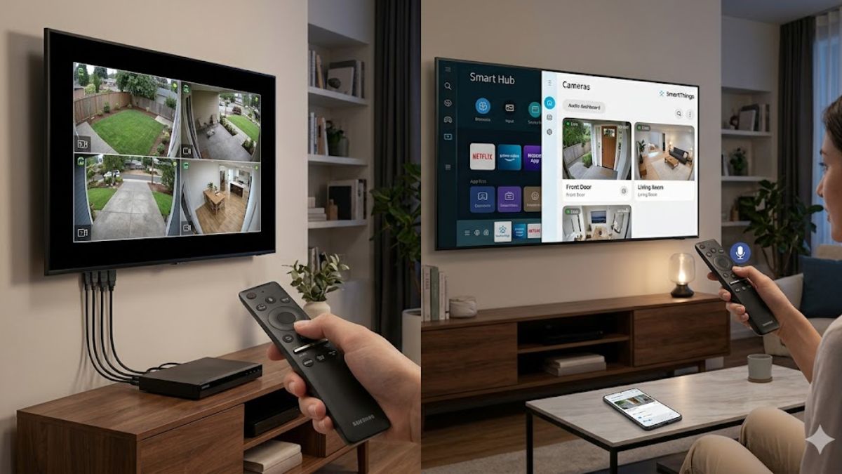 Cách xem camera trên TV Samsung sau khi kết nối