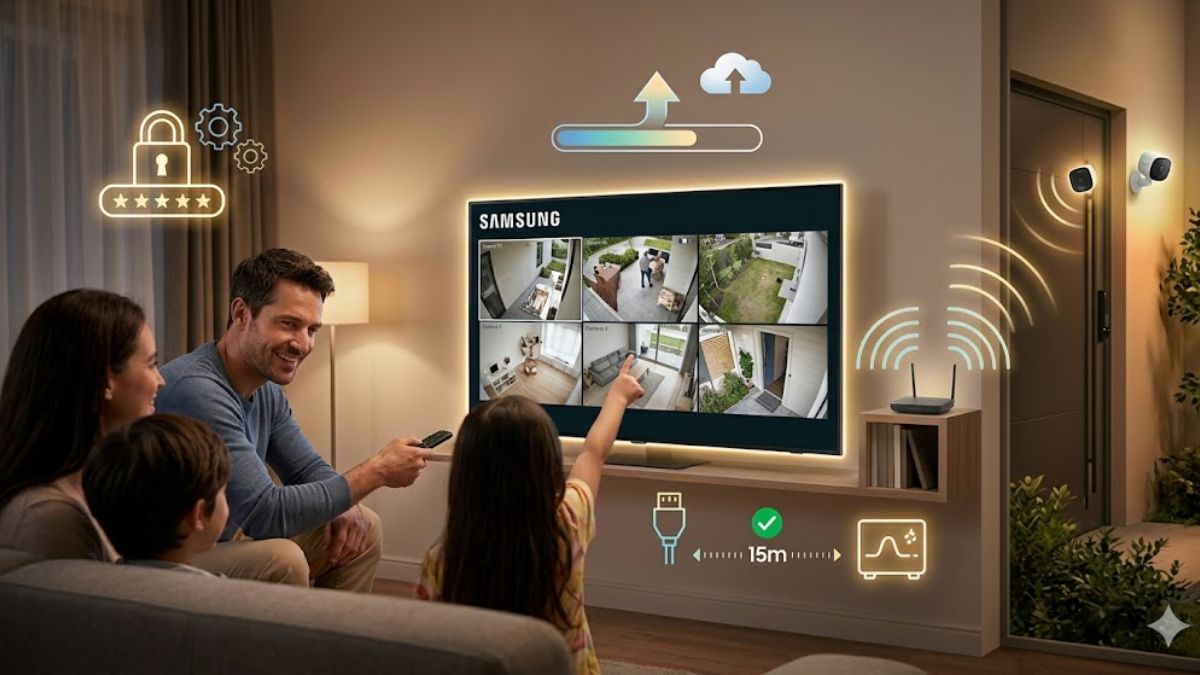Lưu ý quan trọng khi kết nối camera với tivi Samsung