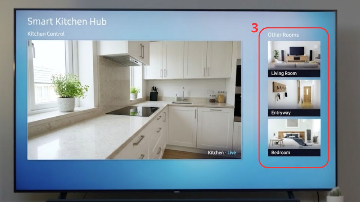 Kết nối camera với tivi Samsung thông qua ứng dụng