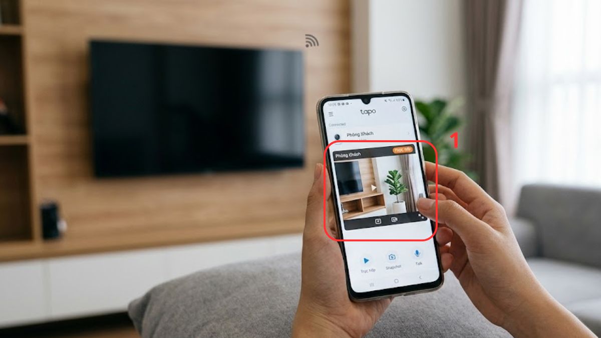 Cách kết nối camera WIFI với tivi Samsung