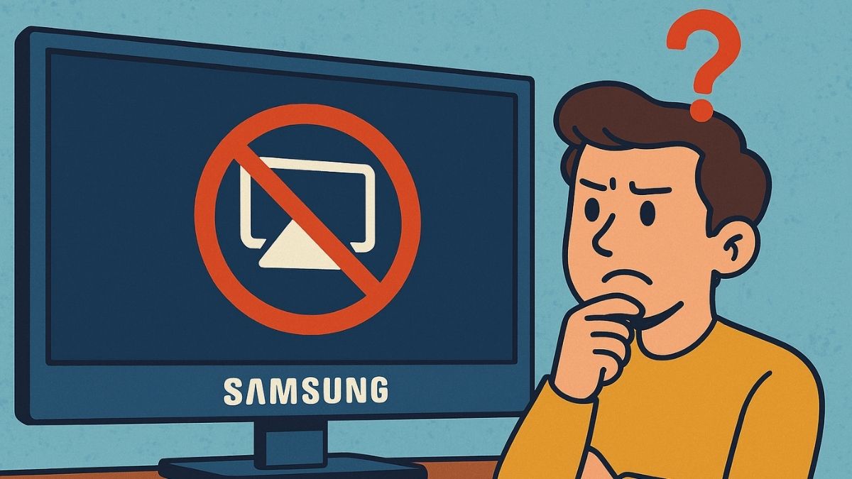 TV Samsung đời cũ không hỗ trợ AirPlay