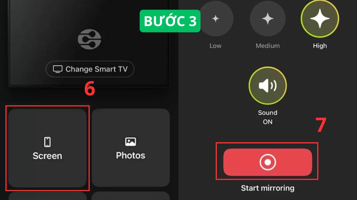 Sử dụng phần mềm thứ 3 kết nối tivi Samsung với điện thoại iPhone