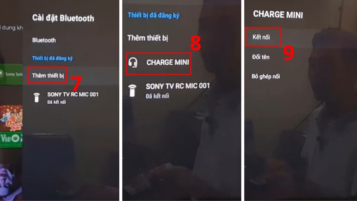 Cách kết nối tivi Sony với loa kéo không dây thông qua Bluetooth