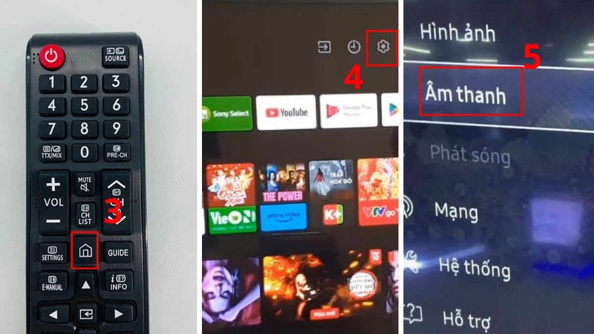 Cách kết nối tivi Sony với loa kéo không dây thông qua cổng Audio/Optical